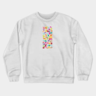 Colorful baby handprint Crewneck Sweatshirt